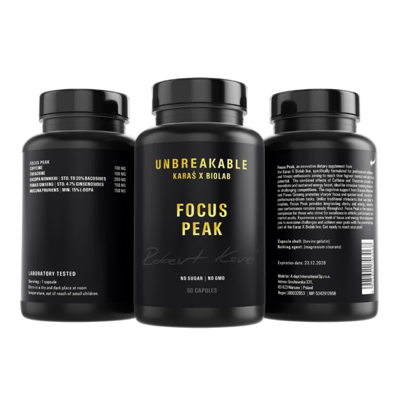 focus peak unbreakable 60 caps