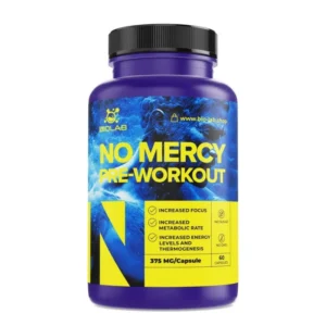No Mercy Pre-Workout mix 375mg 60 caps